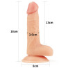 Ultra Soft Dude Gode réaliste Soft Dude 13 x 3.5cm